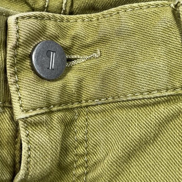 Pilcro and the Letterpress Jeans Womens 32 Olive Green Stet Straight Stretch - Picture 4 of 14
